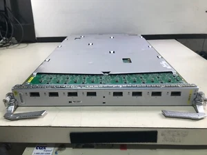 CISCO A9K-8T-B 8 PORT XFP 10 GIGABIT ETHERNET MEDIUM QUEUE LINE CARD IPU3AT4CTD - Picture 1 of 9