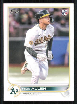 2022 Topps Update #US117 Nick Allen RC - Image 1 of 2