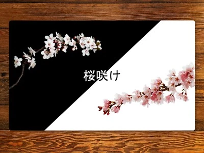 Sakura Bloom 14" X 24" Playmat For Card, Ccg,  And Tabletop Games - Image 1 of 2