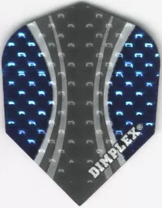 Dimplex blau-graue Dartflüge: 3 pro Set - Bild 1 von 4