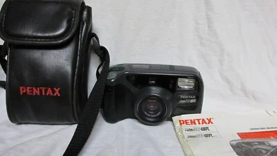 PENTAX Zoom90 WR (Weather Resistant) 35mm Film Camera Working W/ Manual, Case - Image 1 of 4