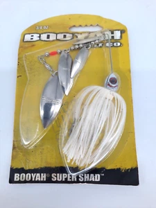 Booyah Blade 3/8 Oz Spinner Bait Fishing Lure Silver/White New old stock - Picture 1 of 6