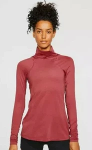 Nike Women’s Pro Warm DriFit Size XS Running Top Long Burgundy Jersey BV5324 661 - Picture 1 of 4