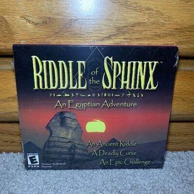Riddle of the Sphinx An Egyptian Adventure WINDOWS 95/98 MAC PC 2000 NEW SEALED - Image 1 of 3