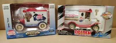 Gearbox 1912 Ford Pepsi Cola Truck Delivery Car & a Golden Classic Pepsi Cola Ta - Image 1 of 4