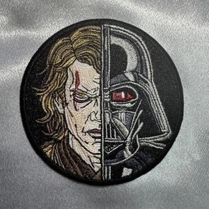 Star Wars Anakin Skywalker Darth Vader Split Embroidery Patch - Picture 1 of 2