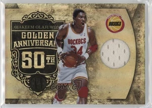 Memorabilia del aniversario de oro del estándar de oro 2010/149 Hakeem Olajuwon #13 Salón de la fama - Imagen 1 de 3