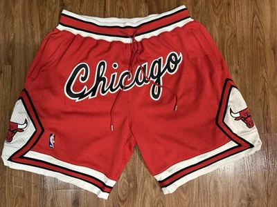 Mitchell & Ness x Just Don Chicago Bulls Shorts Authentic Red Size XL NBA - Image 1 of 4
