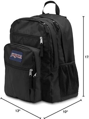 Mochila JanSport Big Student - Negra Foto 1 de 4
