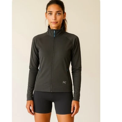 Chaqueta polar ligera Arc’teryx Delta cremallera completa M gris Gorpcore capa de senderismo Foto 1 de 4