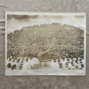 Vecchia Fotografia Vintage 14x11 Dell'alba Servizio Pasquale Mt. Elica 31 marzo 1929 - Foto 1 di 13