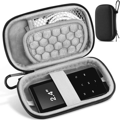 AGPTEK Small and Compact Protective Storage Case for Mp3 2.4INCH, Black  - Image 1 of 4