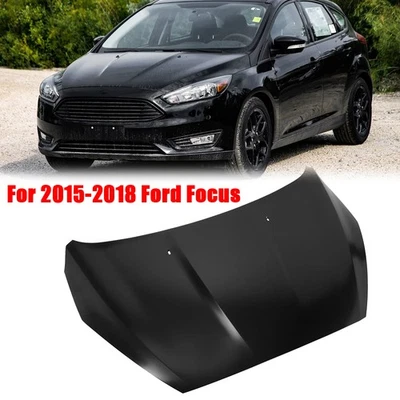 Front Engine Cover Hood Panel For 2015 2016 2017 2018 Ford Focus Primed Black Foto 1 de 4