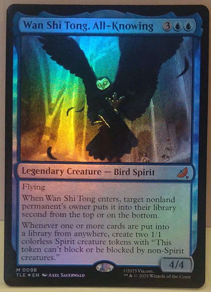 MTG - Avatar TLA Eternal - Wan Shi Tong, All-Knowing *Foil* - Bild 1 von 1