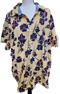 Camicia manica corta Hurley taglia 2X casual con bottoni davanti - Foto 1 di 8
