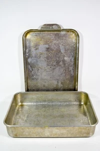 Eloy Aluminum Snap On Lid Rectangle 13" X 9" X 2.5" Bake & Take Sheet Cake Pan - Picture 1 of 4