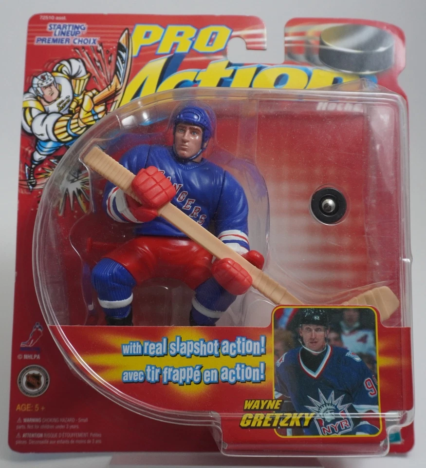 1998 HASBRO STARTING LINEUP "PRO ACTION" WAYNE GRETZKY HOF - Image 1 of 1