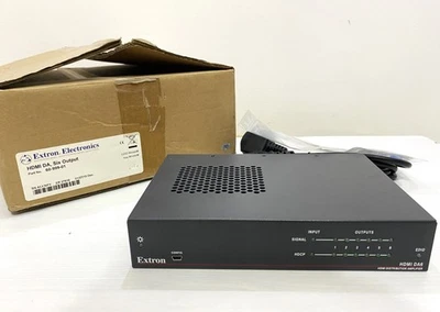 EXTRON- HDMI DA6 - Six Output HDMI Distribution Amplifier. 60-999-01 #2 - Image 1 of 4