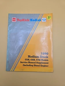 1990 Topkick Kodiak C5H C6H C7H Truck Service Manual Supplement - Picture 1 of 6