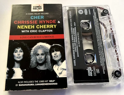 cassette tape - SINGLE - cher eric clapton chrissie hynde neneh cherry - Single - Image 1 of 2