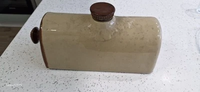 VINTAGE LOVETT LANGLEY STONEWARE BED/ FOOT WARMER LENGTH 30CM. - Image 1 of 4