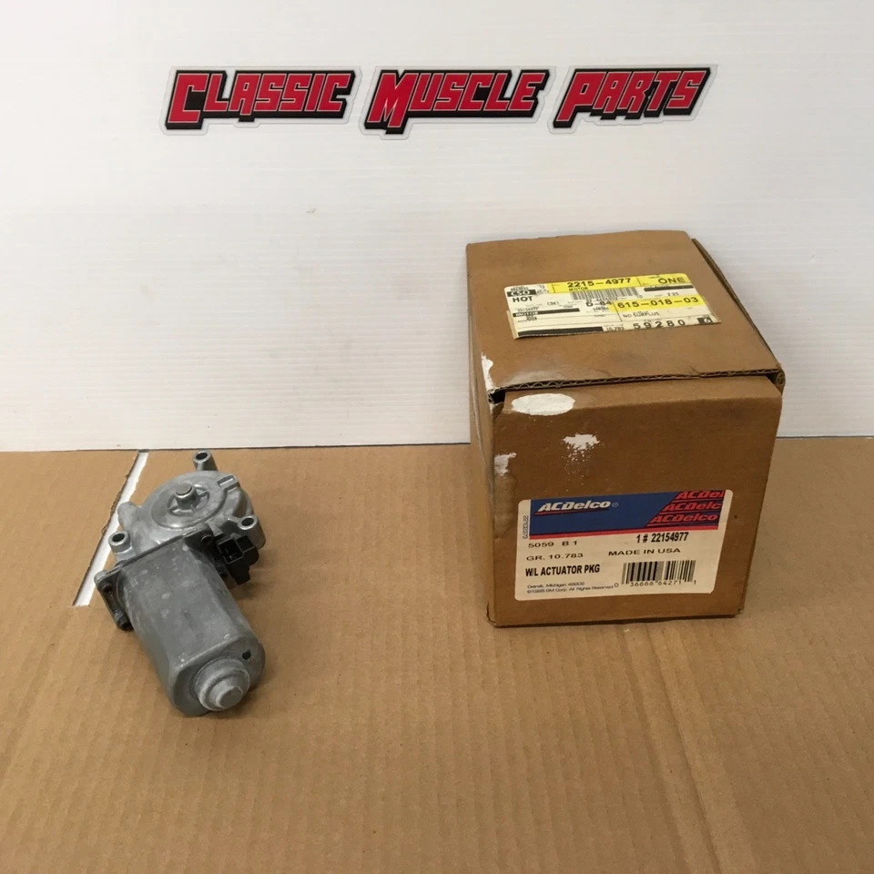 NOS GM Delco 84 85 86 87 88 89 90 91 92 93 94 95 96 Corvette Power Window Motor - Image 1 of 4