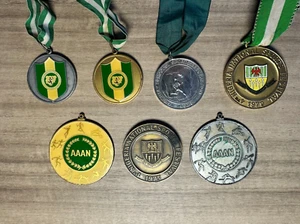 1970's Nigerian Sports Medals Vintage Sports Medals - Picture 1 of 3