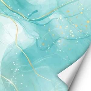 2 x 0,9 m lámina autoadhesiva - Aqua turquesa (16,66 €/m²) lámina adhesiva lámina decorativa  - Imagen 1 de 8