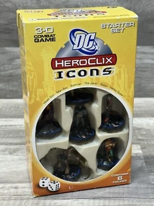 DC HEROCLIX ICONS STARTER SET 2005 Wizkids Factory Sealed & NEW - Picture 1 of 3