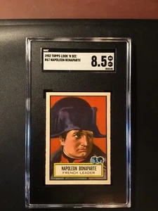 1952 Topps Look N See Napoleon Bonaparte #67 SGC 8.5 Nm-Mt + - Picture 1 of 3