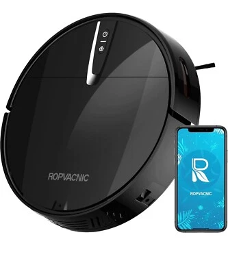 ROPVACNIC Robot Vacuum Cleaner with 3000Pa Cyclone Suction Charger Included - Image 1 of 4