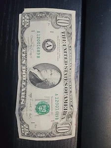 series 1988 10 dollar bill - Picture 1 of 5