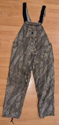 Men's Vintage Liberty Camo Green Overalls Hunting RealTree 44 reg (30.5" inseam) - Image 1 of 4