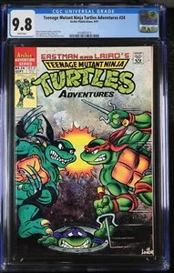 Teenage Mutant Ninja Turtles Adventures #24 CGC 9.8 Archie Comics 1991 - Picture 1 of 2
