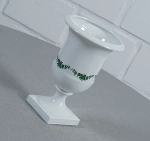 Alt Fürstenberg Schlossgarten grüne Ranke Vase Tischvase Blumenvase Pokal RAR - Bild 1 von 8