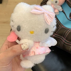 Hello Kitty Cute Angel Doll Toy Pendant Keychain Soft Plushie Key Chain Gift - Picture 1 of 1