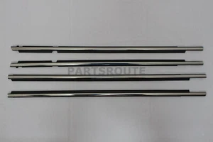 4X Fit For Lexus GX470 OEM Front Rear Door Belt Moulding W/Chrome Trim 2003-2009 - Bild 1 von 8