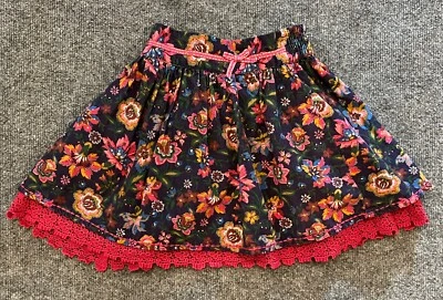 Monsoon Girls Skirt Age 7-8 Years Floral - Image 1 of 4
