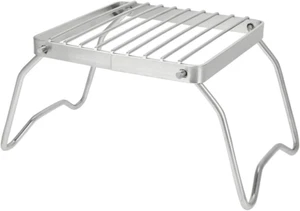 Grill Pieghevole per Barbecue a Carbonella, Leggero, Portatile, in Acciaio Inoss - Foto 1 di 12