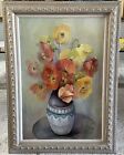 1980?s Original Floral Painting ?Iceland Poppies? signed Doney 32x44? Framed