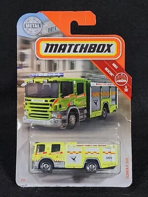 Matchbox MBX Rescue Scania P 360 - Arroyo County Fire Brigade - Image 1 of 2