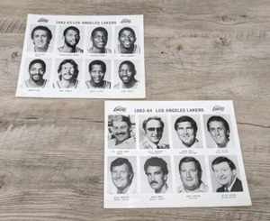 Fotos del equipo de Los Angeles Lakers 1982-83 / Fotos del personal 1983-84 de colección - Imagen 1 de 3