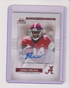 2023 BOWMAN U ALABAMA CRIMSON TIDE AUTOGRAPH AMARI NIBLACK - Picture 1 of 1