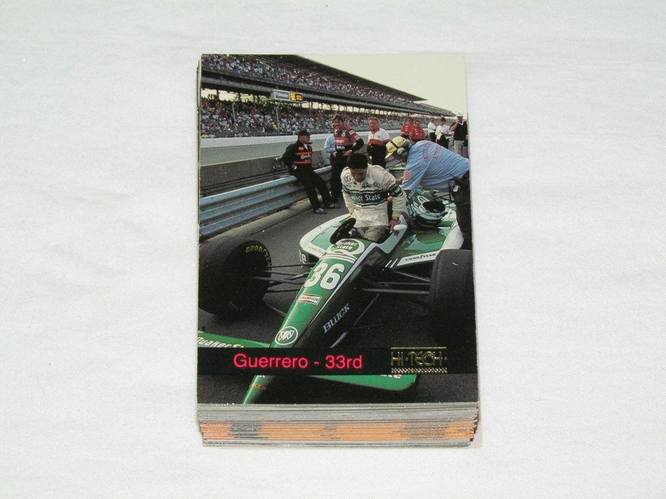 1993 HI-TECH INDY '92 Auto Racing Complete Trading Card Set #1-81 Car Racers - Image 1 of 2