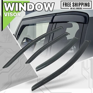 fit 2009-2014 Nissan Maxima TapeOn Smoke Window Visor Shade Vent Deflector Guard - Picture 1 of 6