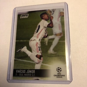 Vinicius Junior 2020-21 Stadium Club Chrome UEFA Champions BASE #76 - Picture 1 of 2