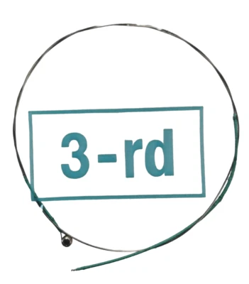 Alice Corda Singola Violino in scala 1/2 Terza Corda Re - D  Acciaio Nickel - Immagine 1 di 4