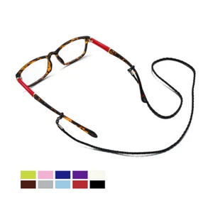 Leather Glasses Neck Strap String Rope Band Eyeglass Cord Lanyard Holder Hot - Picture 1 of 23