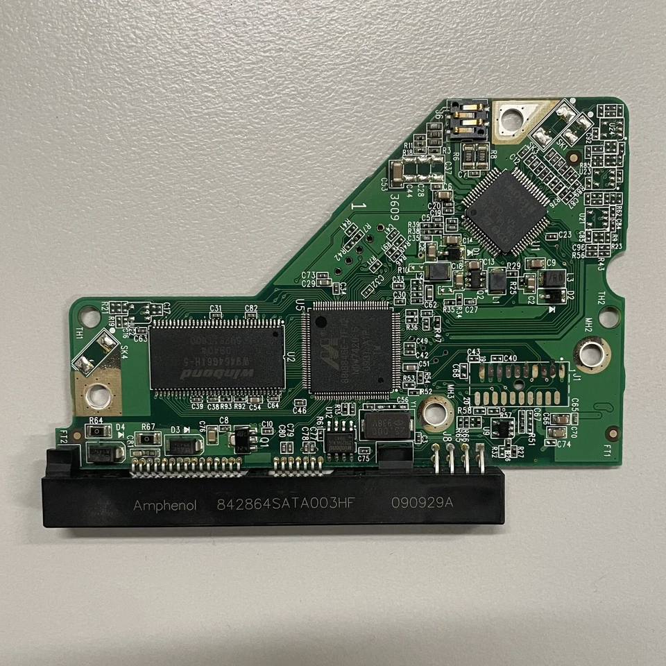 WD WD1600AAJS-60M0A0 3.5" 160 GB SATA HDD PCB Board 2060-701590-001 REV A - Image 1 of 4