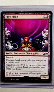 2022 MTG Magic the Gathering Unfinity Acorn #113 Juggletron Uncommon - Picture 1 of 3